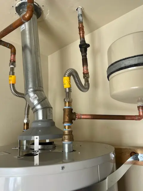 Water heater installation and plumbing repair in Hughson